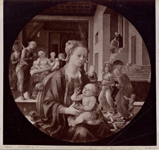 Anderson — Firenze La Vergine con il Bambino (Fra Filippo Lippi) Gall. Pitti. — insieme